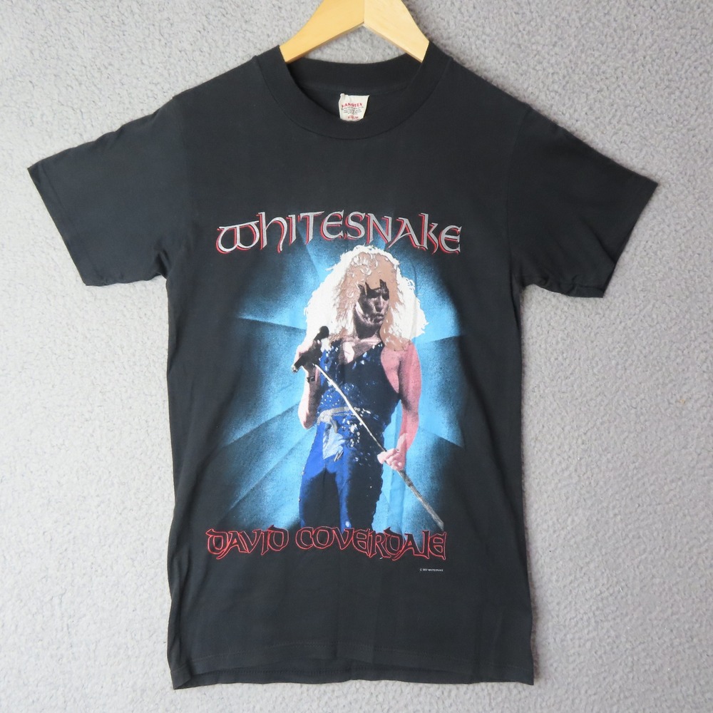Whitesnake David Coverdale 1988 Tour Vintage 1987 Concert T Shirt USA Medium